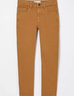 FatFace Seth Slim Jeans Washed Tan Clearance