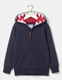 FatFace Shark Tooth Hoodie Navy Clearance