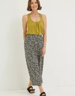 FatFace Shirwell Paint Stroke Trousers Black Hot