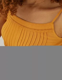 FatFace Sian Cami Top Golden Yellow Best