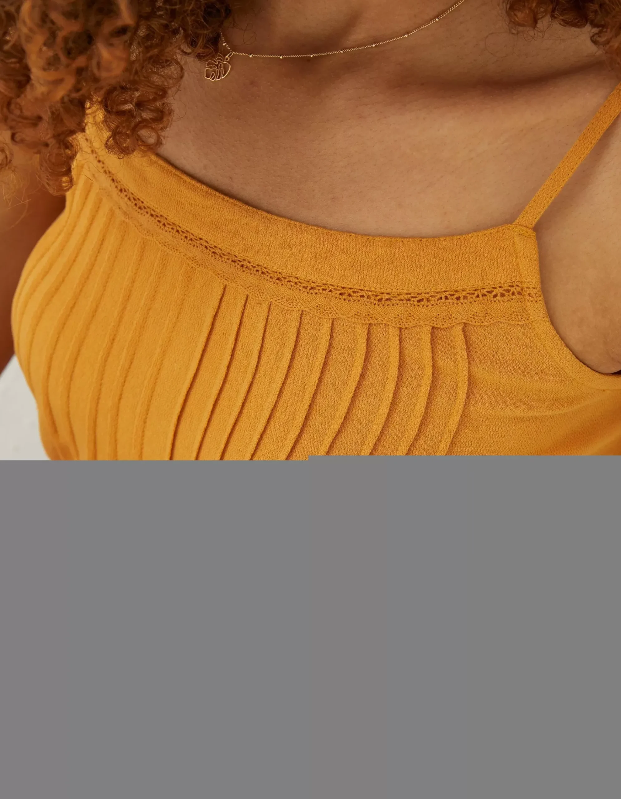 FatFace Sian Cami Top Golden Yellow Best
