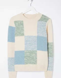 FatFace Sienna Square Patterned Jumper Multi