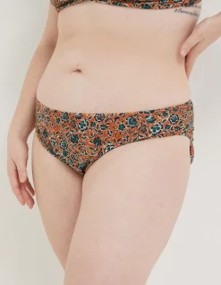 FatFace Sketched Floral Bikini Bottoms Light Orange Sale