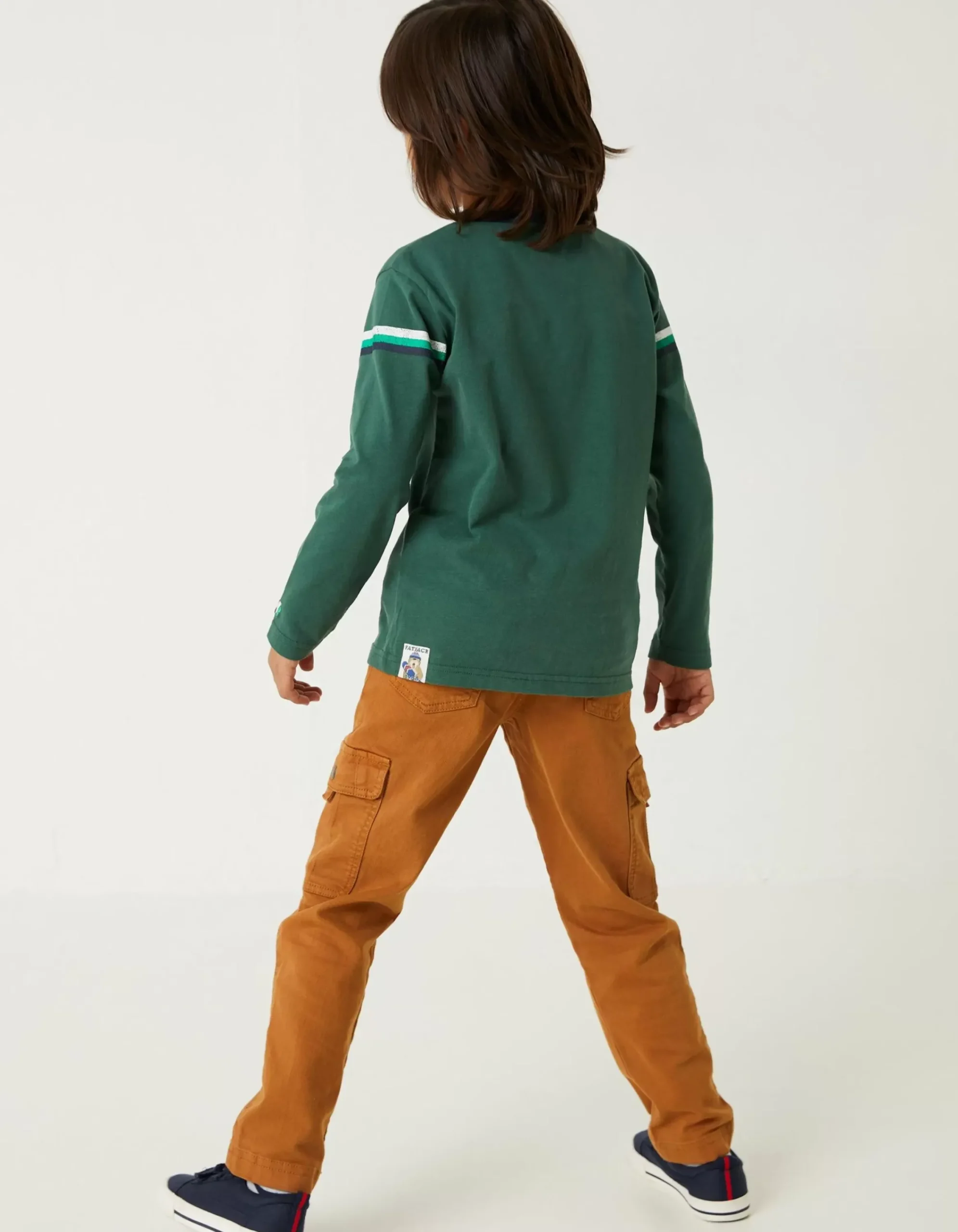 FatFace Ski Placement Graphic T-Shirt Dark Green Outlet