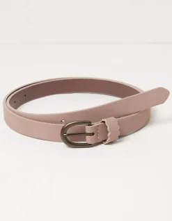 FatFace Skinny Scalloped Keeper Belt Rose Pink Online