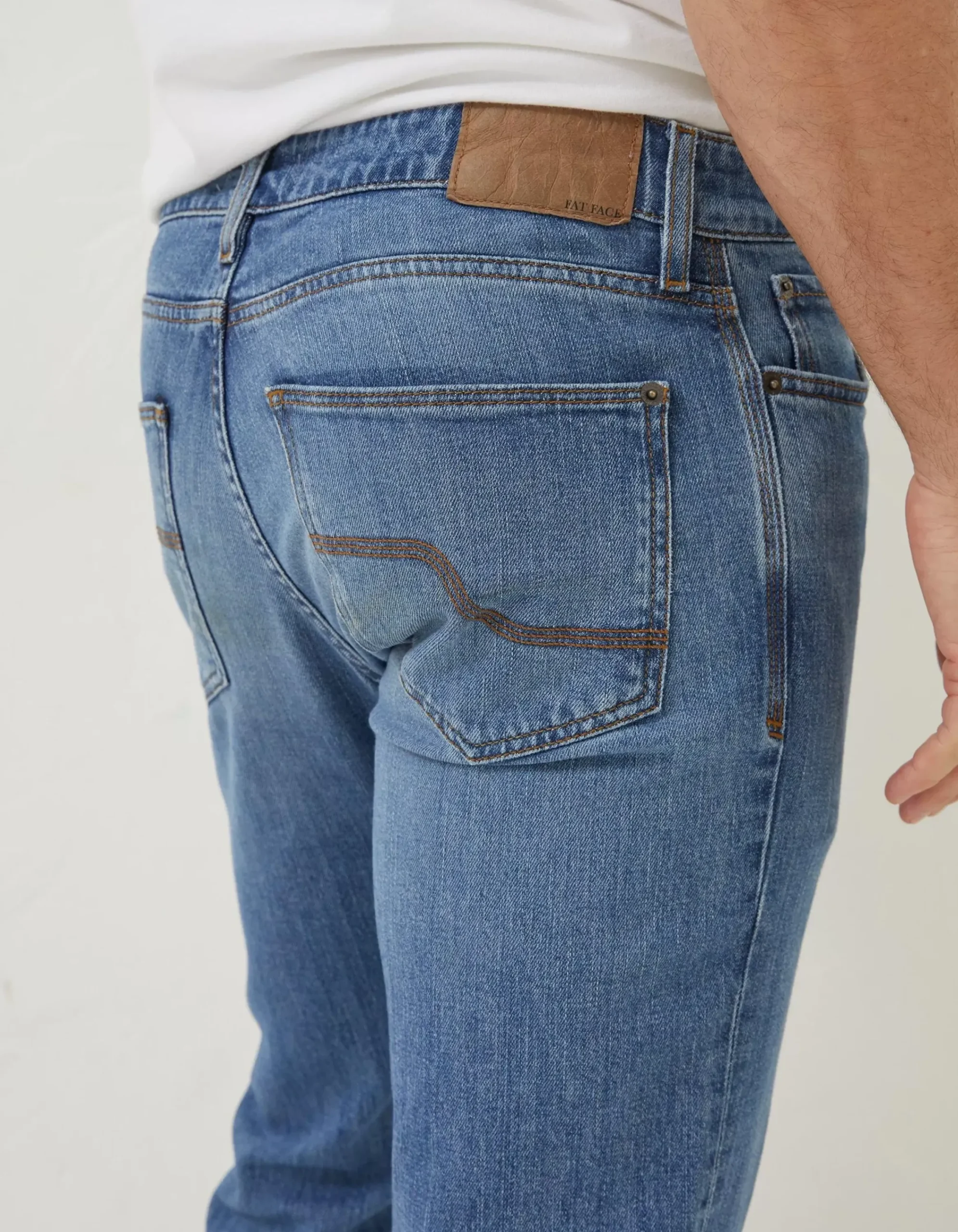FatFace Slim Authentic Wash Jeans Denim Outlet