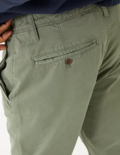 FatFace Slim Coastal Chino Mid Green Outlet