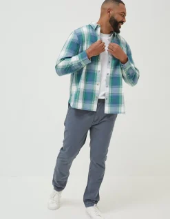 FatFace Slim Coastal Chino Dusky Blue Best