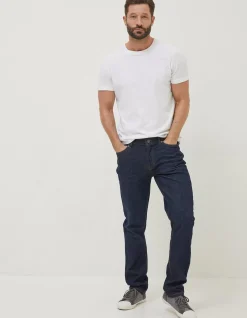 FatFace Slim Dark Vintage Wash Jeans Denim Hot
