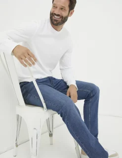 FatFace Slim Fit Jeans Stone Wash Clearance