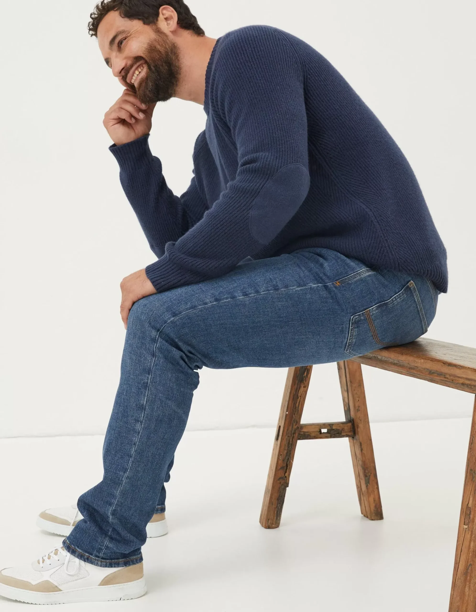 FatFace Slim Fit Jeans Indigo Blue Sale