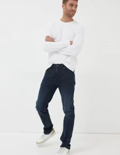 FatFace Slim Fit Jeans Dark Denim Sale