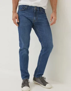 FatFace Slim Mid Wash Jeans Denim Hot