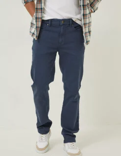 FatFace Slim Salcombe Trousers Navy New