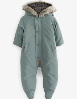 FatFace Solid Snowsuit Green Discount