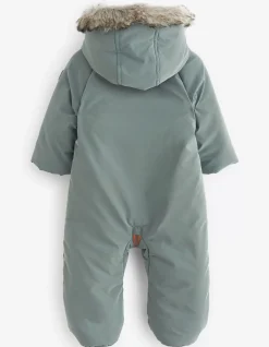 FatFace Solid Snowsuit Green Discount