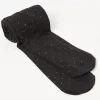 FatFace Sparkle Tights Black Hot