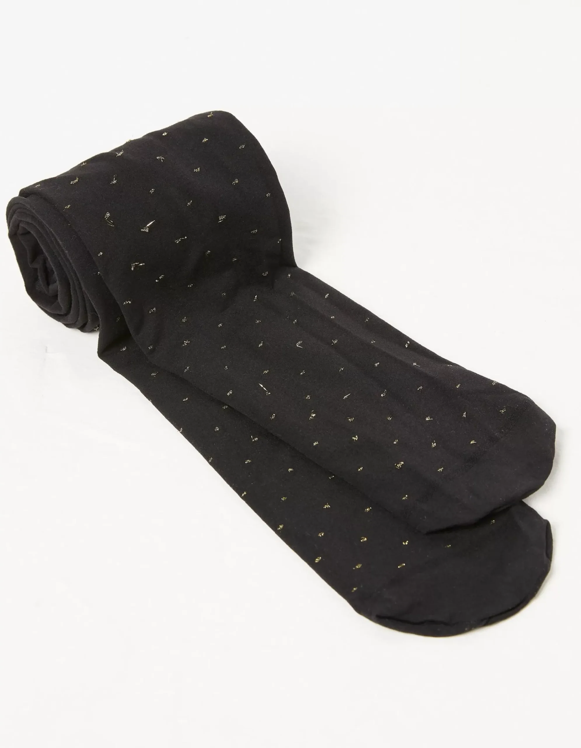 FatFace Sparkle Tights Black Hot