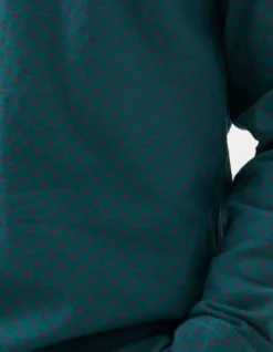 FatFace Square Geo Print Shirt Emerald Green Sale