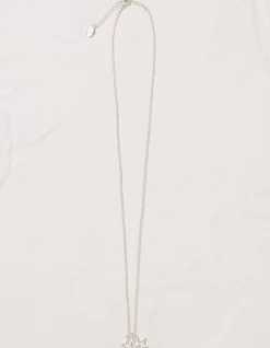 FatFace Star Necklace Silver Clearance