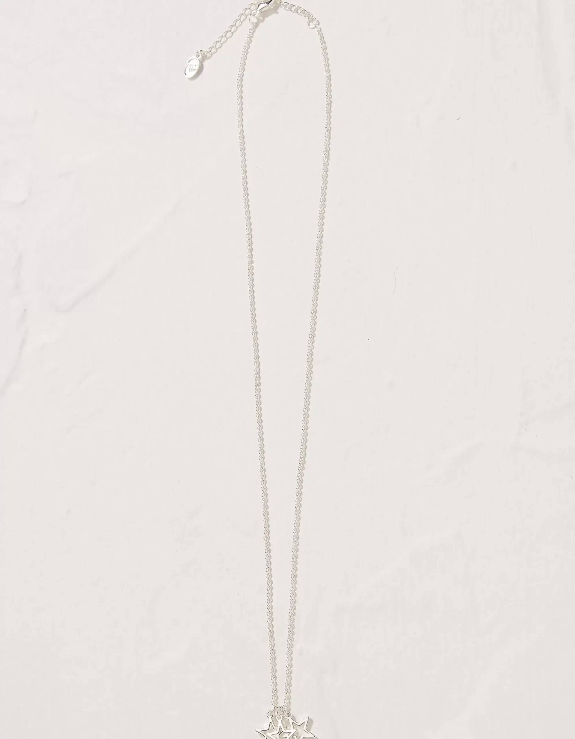 FatFace Star Necklace Silver Clearance