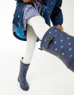FatFace Star Wellies Navy Discount