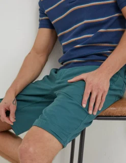 FatFace Stow Flat Front Shorts Teal Green Discount
