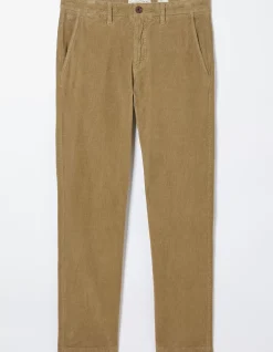 FatFace Straight Cord Trousers Dark Stone