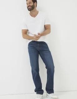 FatFace Straight Fit Jeans Indigo Blue New