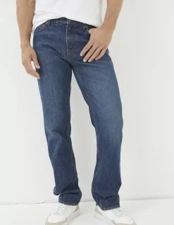FatFace Straight Fit Jeans Indigo Blue New