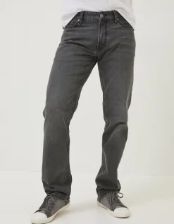 FatFace Straight Wash Jeans Grey Discount
