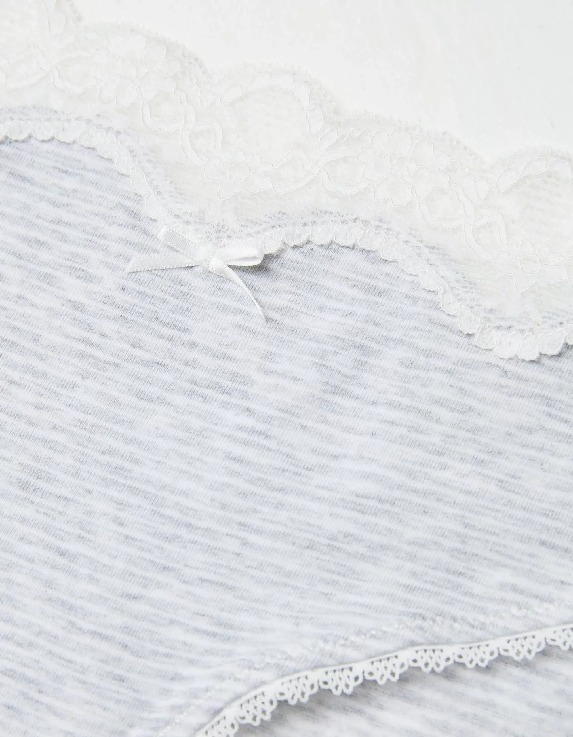 FatFace Striped Mini Knickers Grey Online