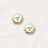 FatFace Sun Stud Earrings Gold Best