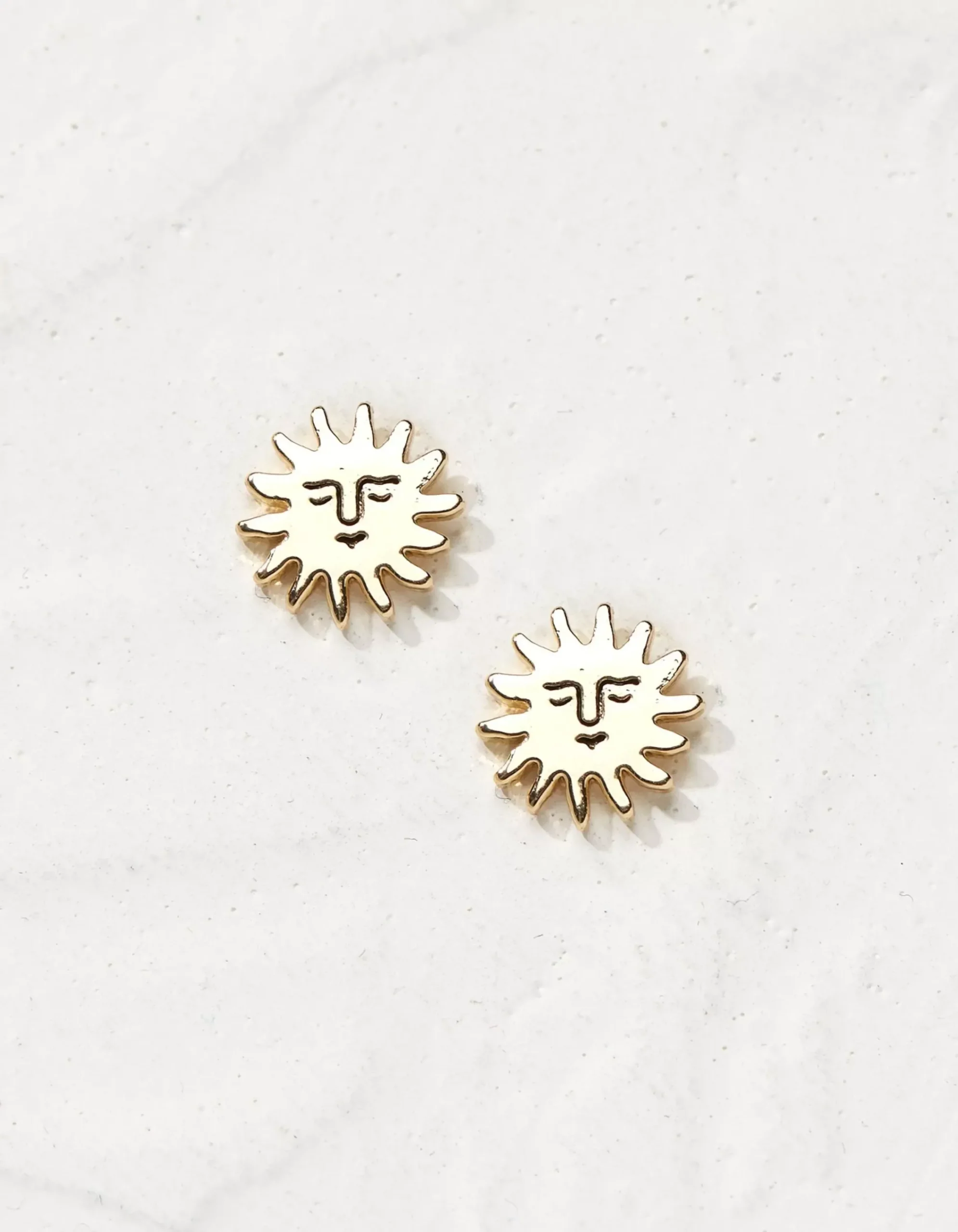 FatFace Sun Stud Earrings Gold Best