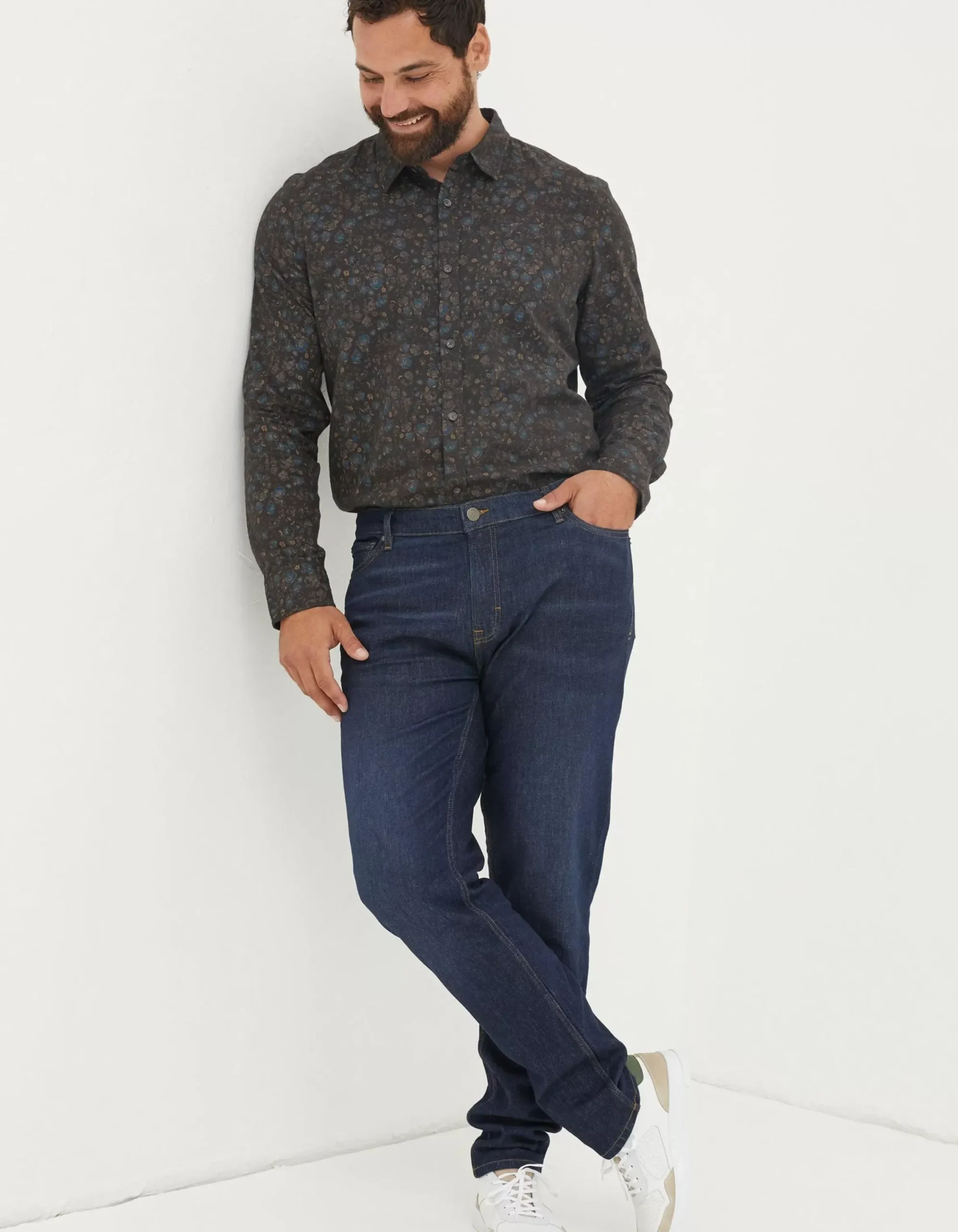 FatFace Super Slim Fit Jeans Dark Blue Sale