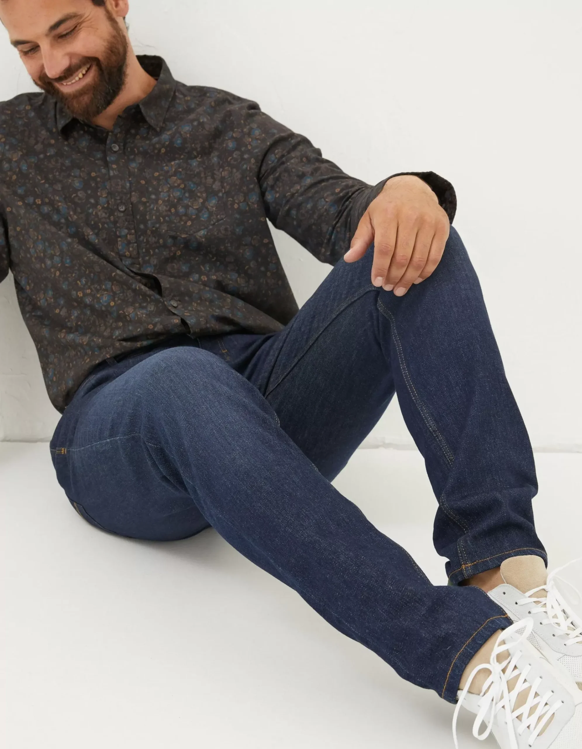 FatFace Super Slim Fit Jeans Dark Blue Sale