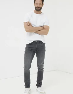 FatFace Super Slim Fit Jeans Washed Grey