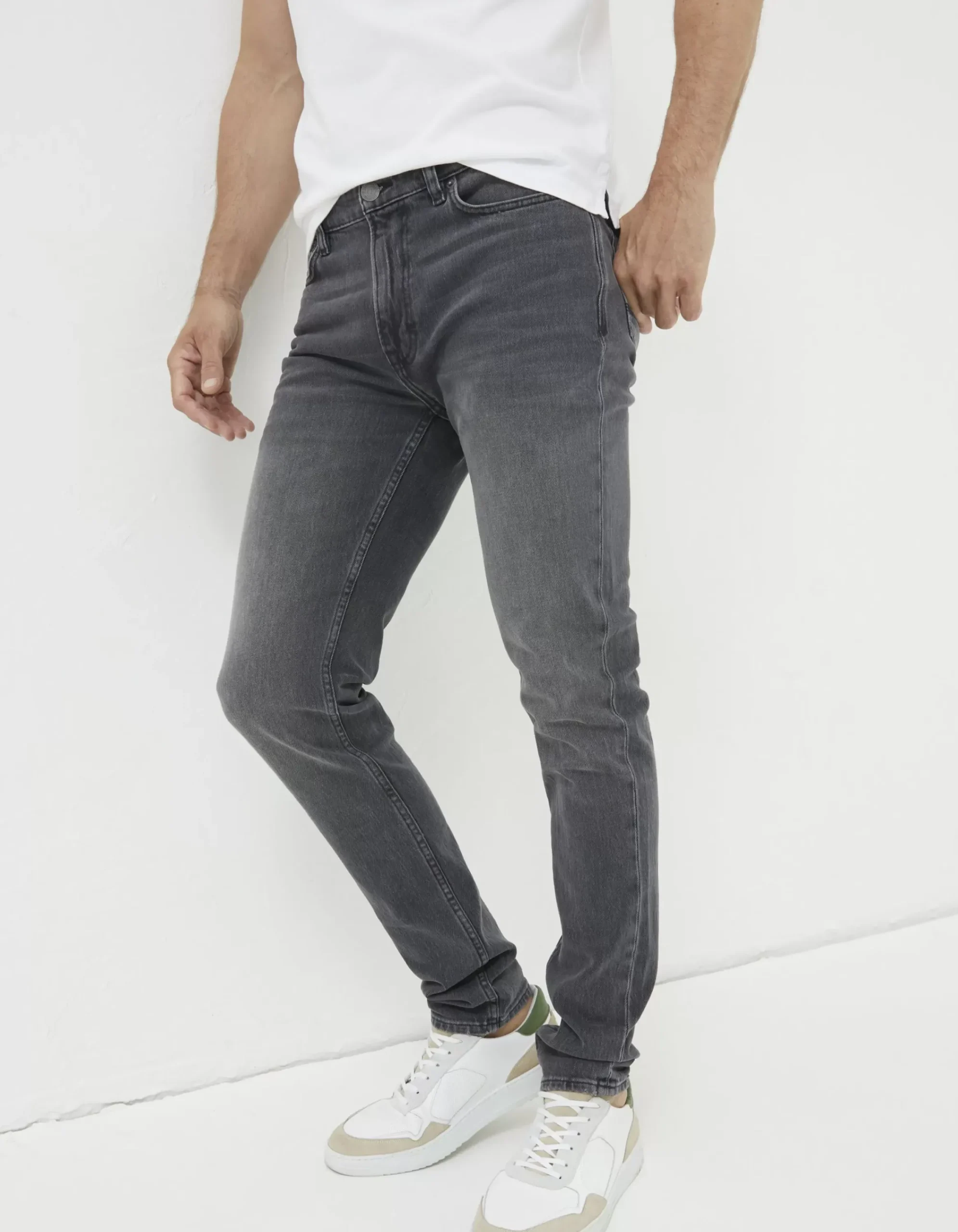FatFace Super Slim Fit Jeans Washed Grey