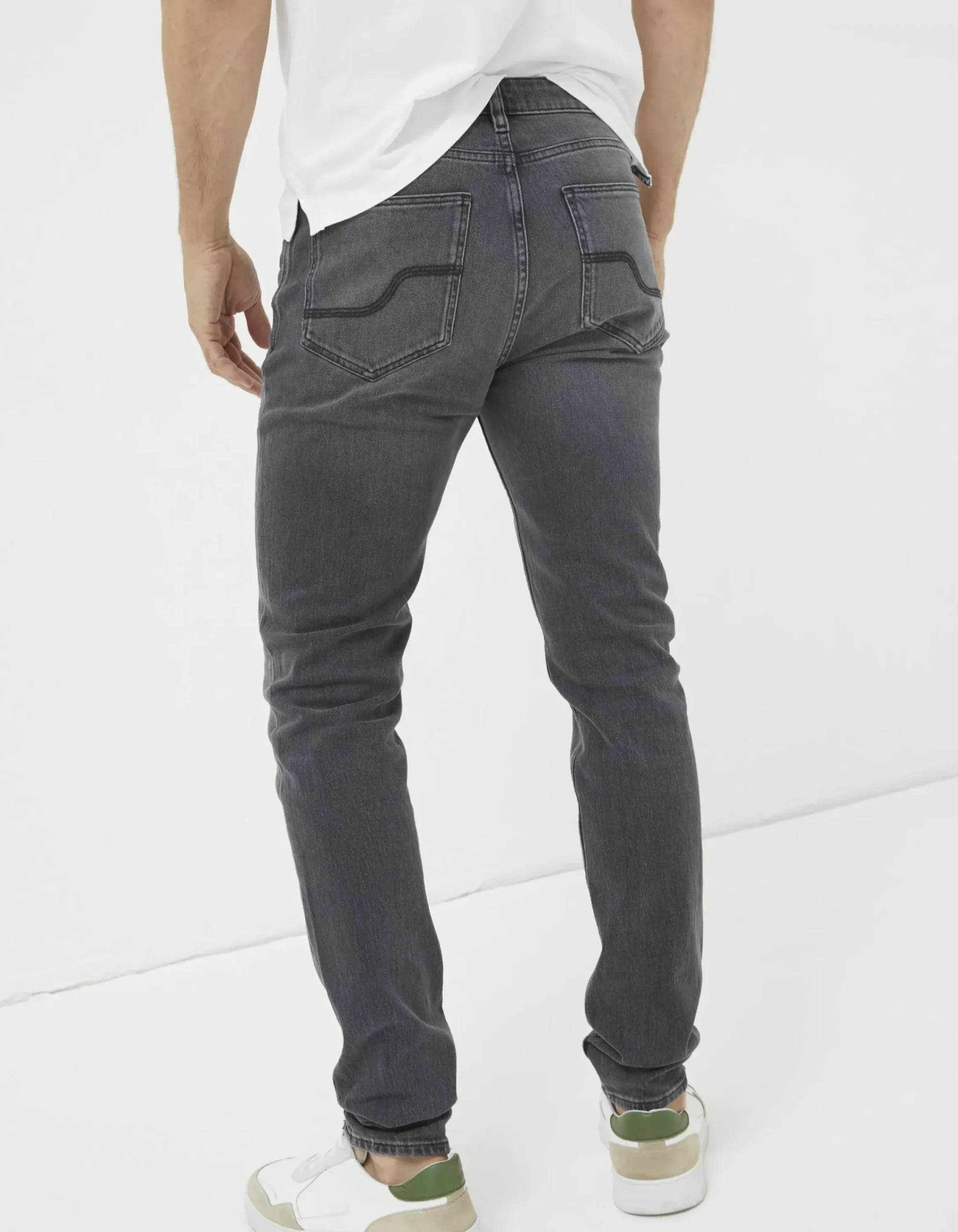 FatFace Super Slim Fit Jeans Washed Grey