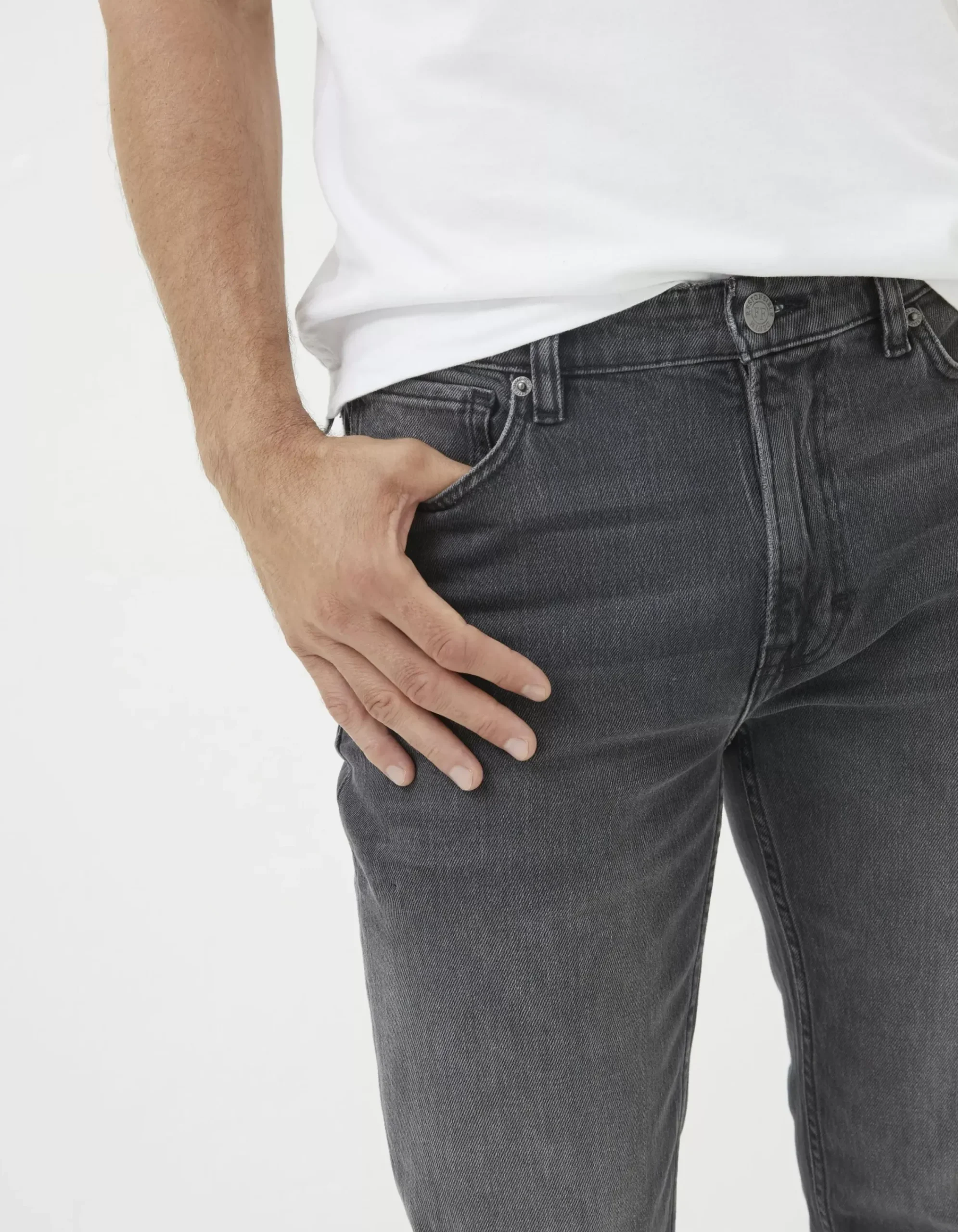 FatFace Super Slim Fit Jeans Washed Grey