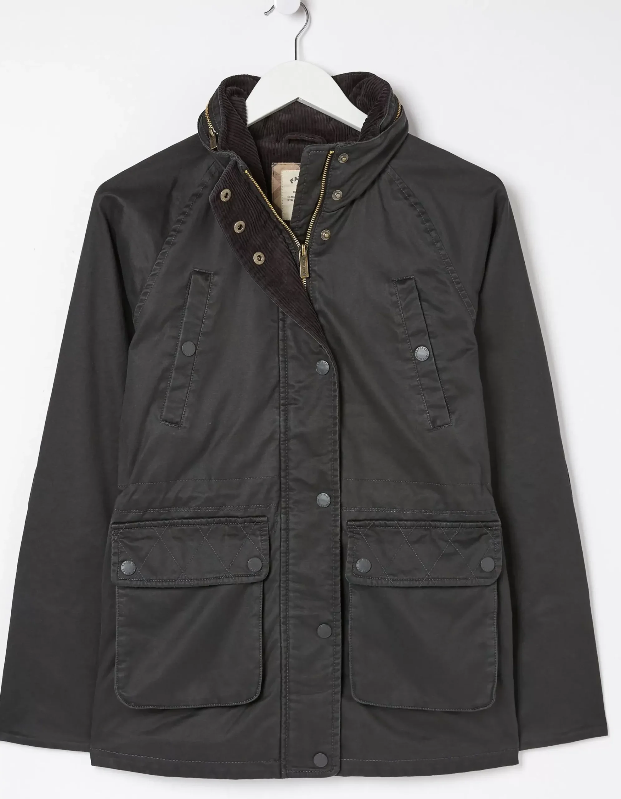 FatFace Sussex Heritage Coat Vintage Black Discount