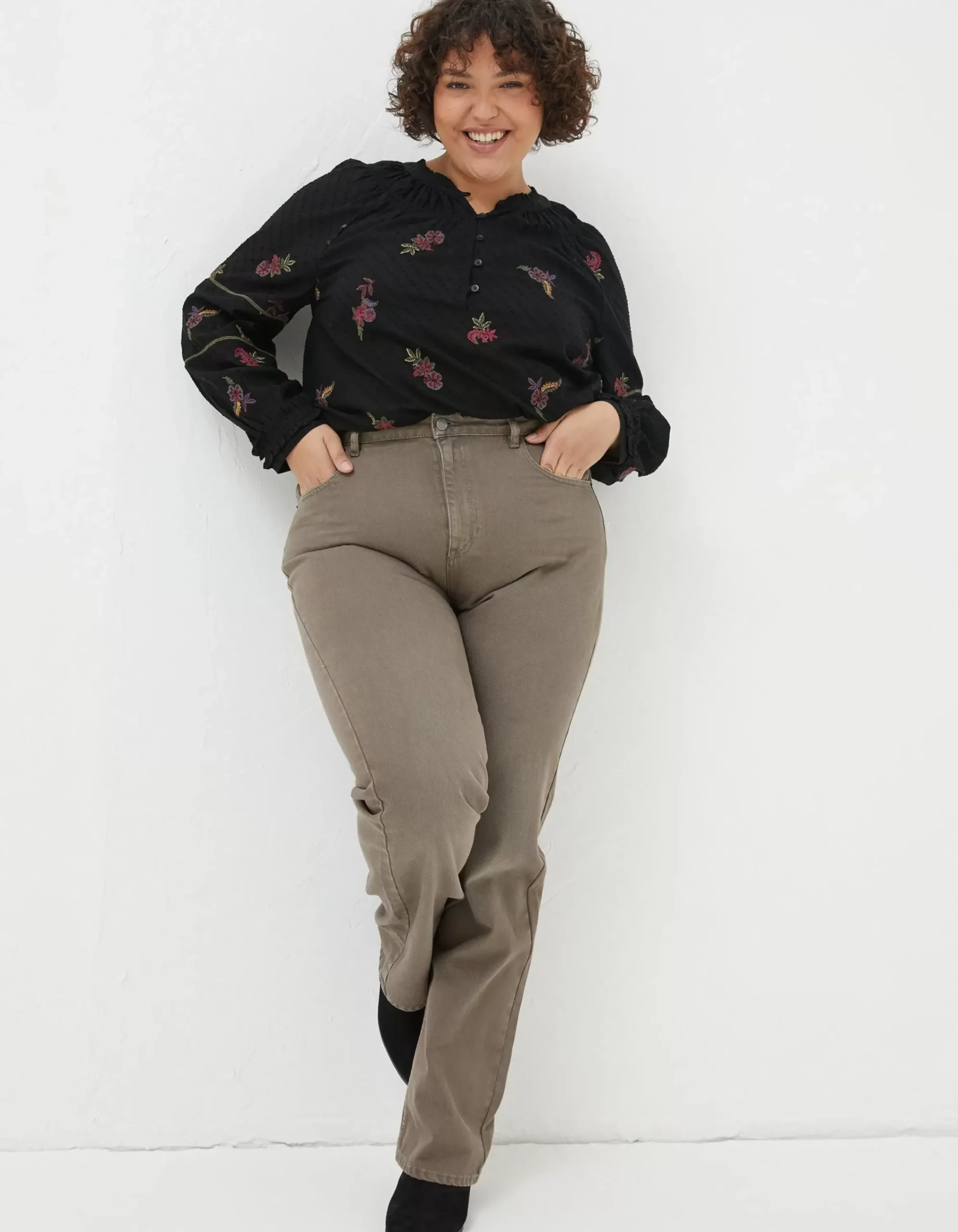 FatFace Sutton Straight Brown Discount