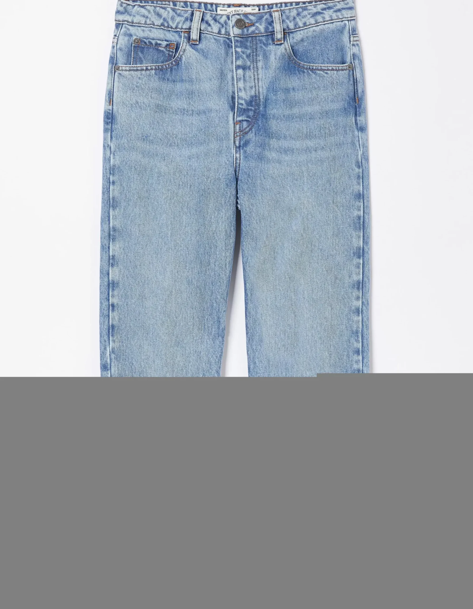 FatFace Sutton Straight Cropped Jeans Light Blue Hot