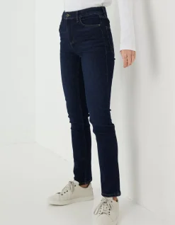 FatFace Sway Slim Leg Comfort Stretch Jeans Dark Blue Sale