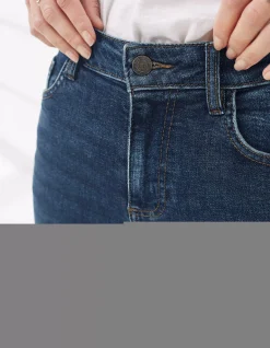 FatFace Sway Slim Leg Comfort Stretch Jeans Mid Wash Clearance