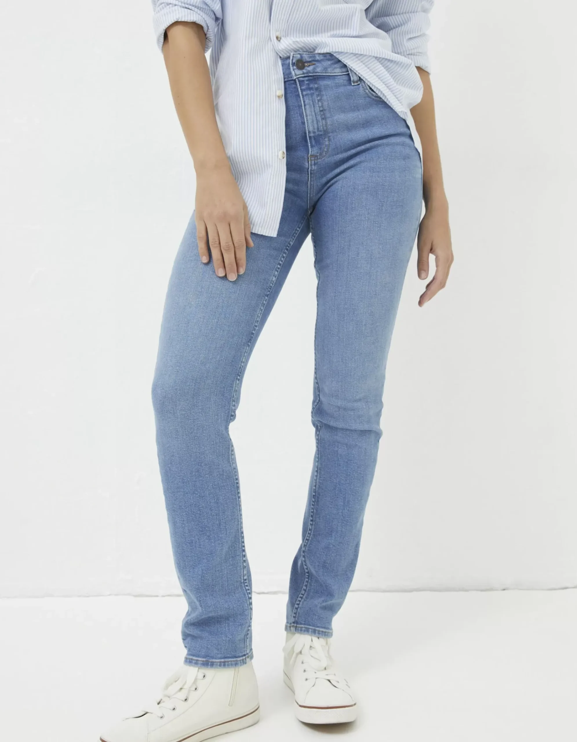 FatFace Sway Slim Leg Comfort Stretch Jeans Vintagepale New