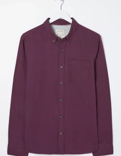 FatFace Tadlow Shirt Burg Marl Clearance