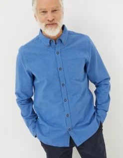 FatFace Tadlow Shirt Blue Discount