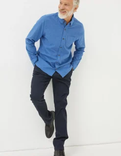 FatFace Tadlow Shirt Blue Discount