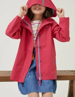 FatFace Tate Waterproof Coat Dark Pink Online
